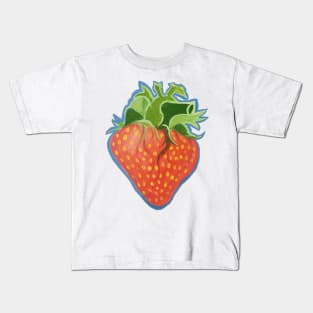 Strawberry Heart Kids T-Shirt